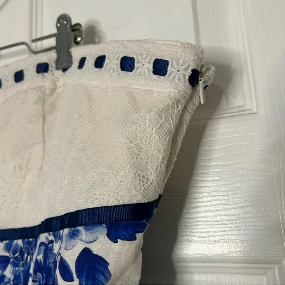 Anthropologie Maeve Strapless Mini Dress